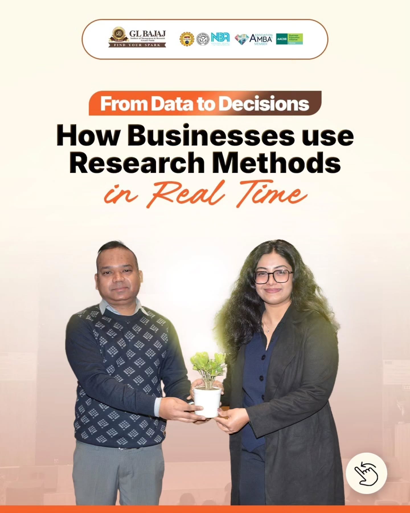 Alumni Talk Series session on From Data to Decisions