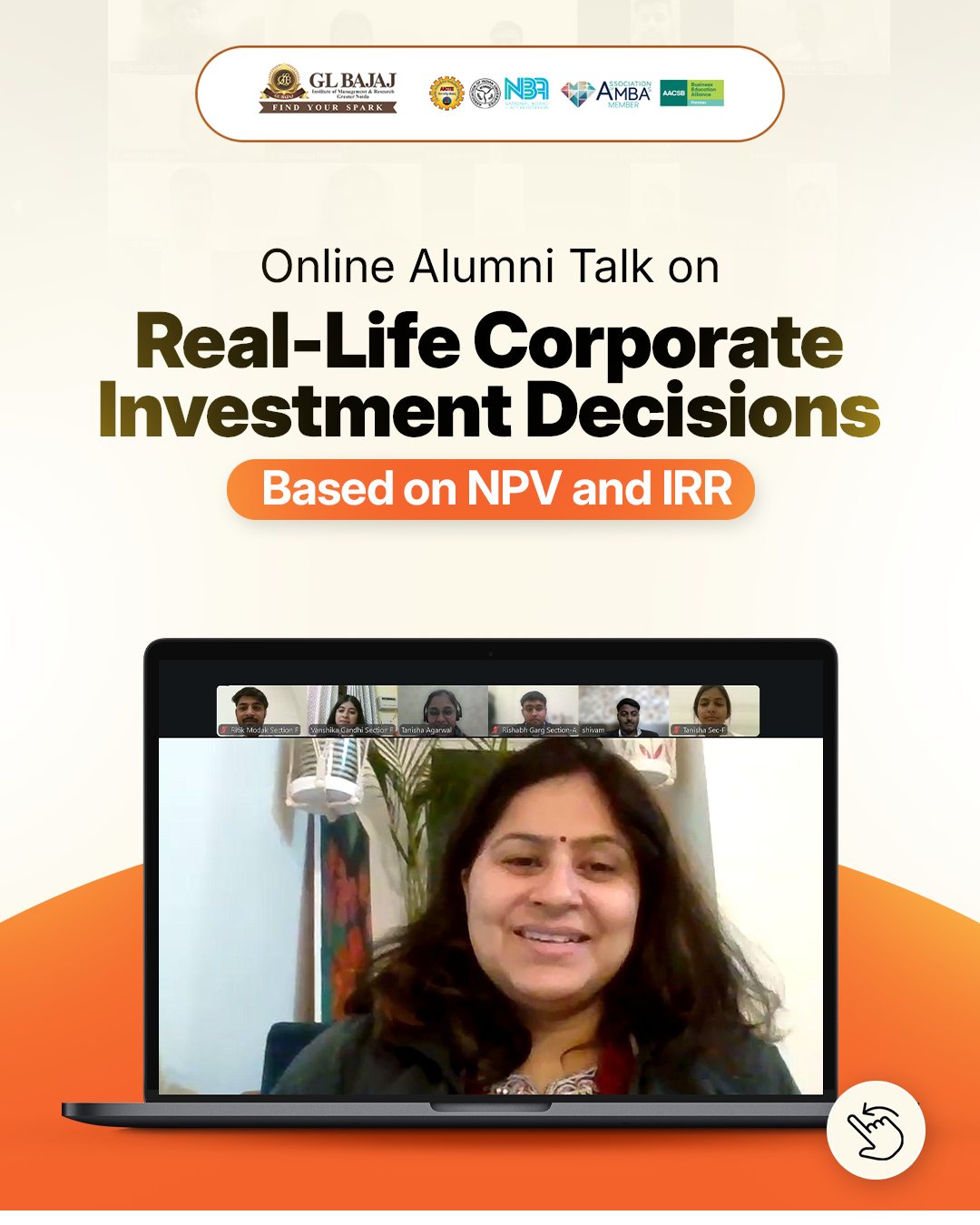 Alumni Session on Real-Life Corporate Investment Decisions Using NPV and IRR